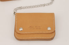 Carica l'immagine nel visualizzatore di Gallery, portafoglio-cuoio-biker-catena-treccia-leather-wallet-