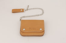 Carica l'immagine nel visualizzatore di Gallery, portafoglio-cuoio-biker-catena-treccia-leather-wallet-
