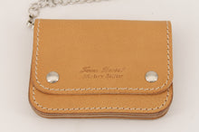Carica l'immagine nel visualizzatore di Gallery, portafoglio-cuoio-biker-catena-treccia-leather-wallet-