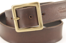Carica l'immagine nel visualizzatore di Gallery, cintura-cuoio-leather-belt-pelle-ottone