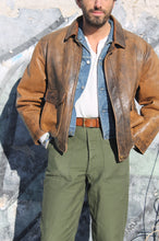 Carica l'immagine nel visualizzatore di Gallery, cintura-cuoio-artigianale-jeandessel-militare-vintage