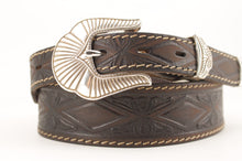 Carica l'immagine nel visualizzatore di Gallery, cintura-cuoio-western-handmade-artigianale-madeinitaly-jeandessel-Cherry Creek
