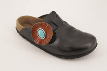 Carica l'immagine nel visualizzatore di Gallery, birckenstock-accessorio-jeandessel-turquoise-fattoamano-handmade-