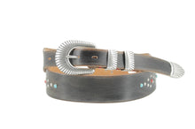 Carica l'immagine nel visualizzatore di Gallery, westernbelt-vintage-turchese-