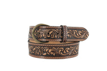 Carica l'immagine nel visualizzatore di Gallery, handmade-leatherbelt-western-country-westernbelt-cintura-pelle-cuoio-