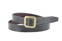 Carica l'immagine nel visualizzatore di Gallery, leatherbelt-cinturapelle-brass-ottone-westernbelt-
