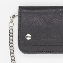 Carica l'immagine nel visualizzatore di Gallery, portafoglio-cuoio-biker-catena-treccia-leather-wallet-