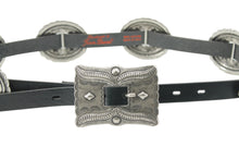 Load image into Gallery viewer, cintura-cuoio-conchos-artigianale-jeandessel-handmade-leather-belt-