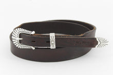 Carica l'immagine nel visualizzatore di Gallery, cintura-cuoio-artigianale-madeinitaly-jeandessel-western