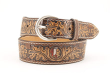 Carica l'immagine nel visualizzatore di Gallery, cintura-cuoio-artigianale-western-handmade-leather-belt-