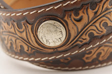 Carica l'immagine nel visualizzatore di Gallery, cintura-cuoio-artigianale-western-handmade-leather-belt-