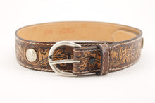 Carica l'immagine nel visualizzatore di Gallery, cintura-cuoio-artigianale-western-handmade-leather-belt-