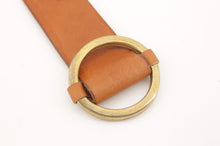 Carica l'immagine nel visualizzatore di Gallery, cintura-cuoio-artigianale-ottone-waistbelt