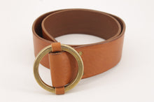 Carica l'immagine nel visualizzatore di Gallery, cintura-cuoio-artigianale-ottone-waistbelt