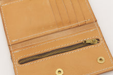 Carica l'immagine nel visualizzatore di Gallery, portafoglio-pelle-artigianale-biker-handmade-leather-wallet-western-