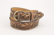 Carica l'immagine nel visualizzatore di Gallery, cintura-western-country-leather-belt-cuoio