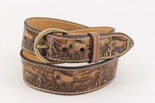 Carica l'immagine nel visualizzatore di Gallery, cintura-western-country-leather-belt-cuoio