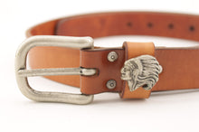 Carica l'immagine nel visualizzatore di Gallery, cintura-cuoio-artigianale-handmade-leather-belt-native-indianchief