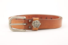 Carica l'immagine nel visualizzatore di Gallery, cintura-cuoio-artigianale-handmade-leather-belt-native-indianchief
