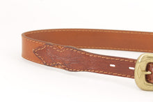 Carica l'immagine nel visualizzatore di Gallery, Cintura western con inserti in vitello stampa coccodrillo