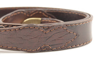 Carica l'immagine nel visualizzatore di Gallery, Cintura western con inserti in vitello stampa coccodrillo