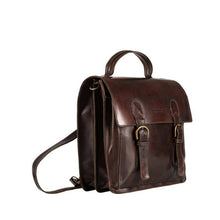 Carica l&#39;immagine nel visualizzatore di Gallery, borsa-cuoio-artigianale-handmade-zaino-bag-backpack-leather-jeandessel-handbag-
