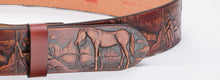 Carica l'immagine nel visualizzatore di Gallery, cintura-cuoio-handmade-leather-belt-handpainted-jeandessel