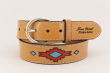 Carica l&#39;immagine nel visualizzatore di Gallery, cintura-cuoio-western-handmade-leather-belt-jeandessel-
