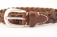Load image into Gallery viewer, cintura-intrecciata-treccia-artigianale-jeandessel-woven-belt-leatherbelt-handmade-
