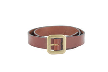 Load image into Gallery viewer, leatherbelt-cinturapelle-brass-ottone-westernbelt-
