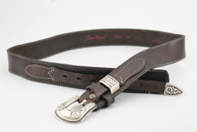 Load image into Gallery viewer, RANGER LEATHER WESTERN BELT.
