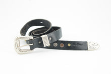 Carica l&#39;immagine nel visualizzatore di Gallery, cintura-cuoio-jeandessel-borchie-western-studded-leather-belt-
