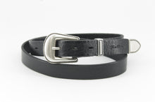 Carica l&#39;immagine nel visualizzatore di Gallery, western-cintura-cuoio-artigianale-jeandessel-vintage-leather-belt-handmade
