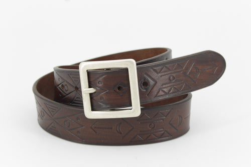 cintura-cuoio-artigianale-western-handmade-leather-belt-