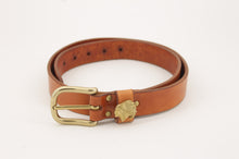 Carica l&#39;immagine nel visualizzatore di Gallery,  cintura-cuoio-artigianale-capo indiano-handmade-leather-belt-jeandessel-indian chief-
