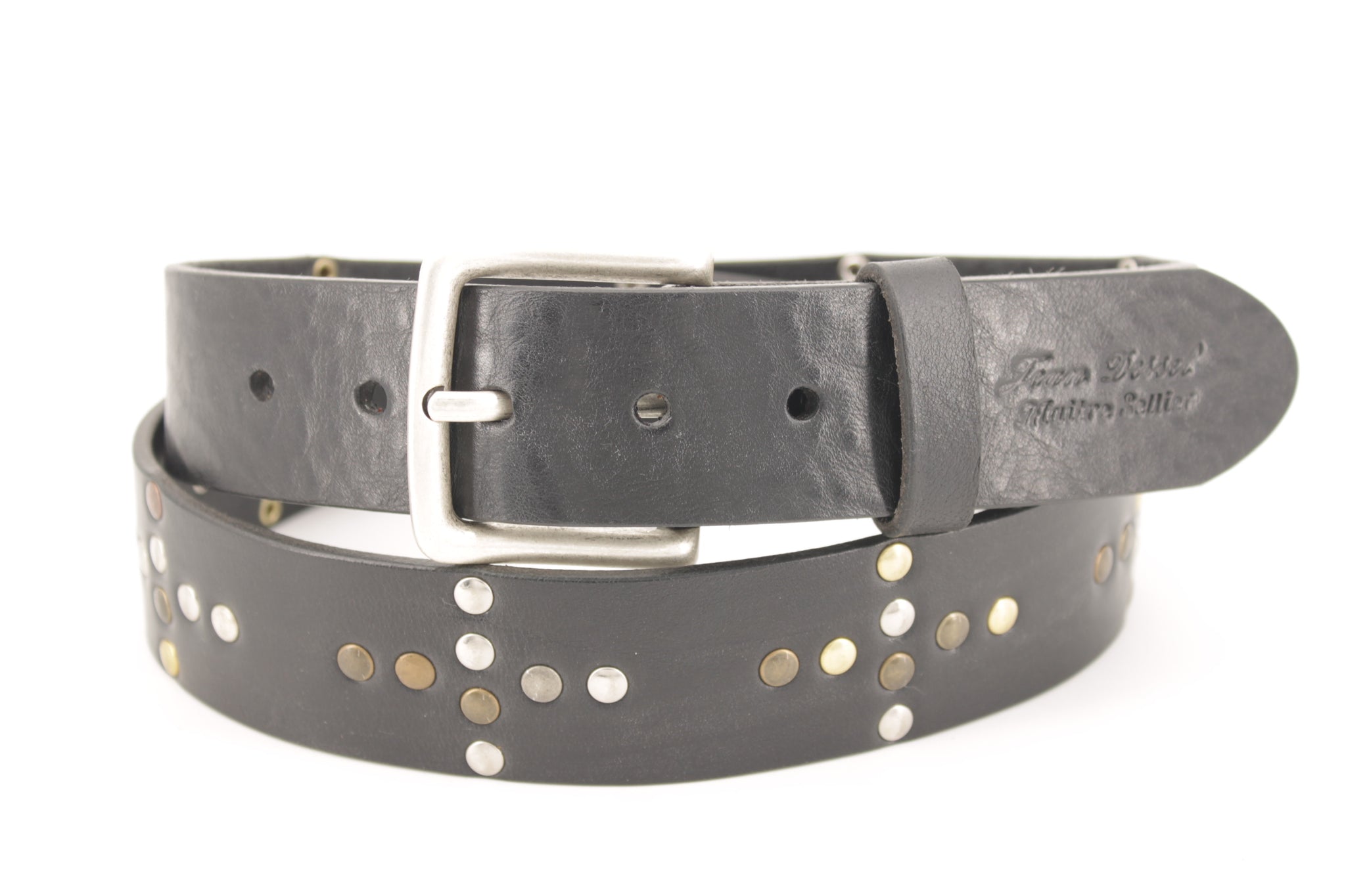Studded Leather Belt – Jean Dessel